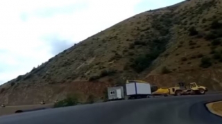 Laçın dəhlizinə alternativ yoldan görüntülər   - VİDEO