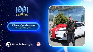 Şəmkirli 22 yaşlı gənc “1001 Sevinc”dən avtomobil qazandı 