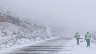 Şəmkir-Gədəbəy yolunda hərəkət çətinləşib  - FOTO