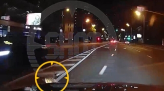 Moskvada qeyri-adi qəza: “BMW” PUA-nı vurdu    - VİDEO - FOTO