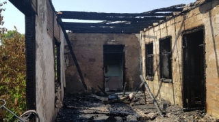 Mingəçevirdə evdə yanğın olub