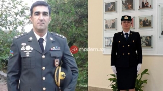 Şəhid Anar Əliyevin yoldaşına leytenant rütbəsi verildi 