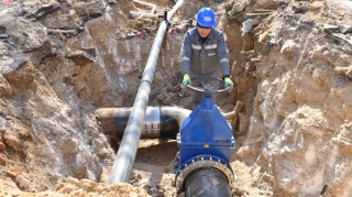 Bu rayonda içməli su xətti yenisi ilə əvəzləndi - FOTO - VİDEO