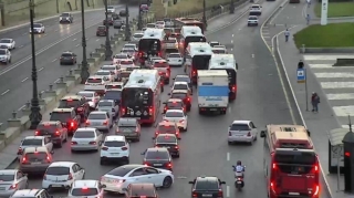 Bakının bu yollarında tıxac var - SİYAHI 