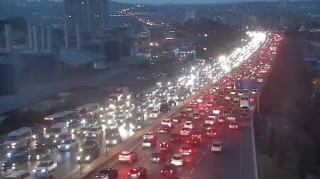 Bakıda sıxlıq olan yollar - SİYAHI  - FOTO