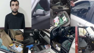 Lənkəranda avtomobillərin şüşəsini sındıraraq oğurluq edən saxlanılıb   - FOTO