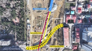 "Dərnəgül" elektrik deposu və "28 May" - "Cəfər Cabbarlı" stansiyaları arasında yeni tunel - VİDEO 
