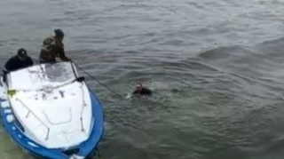 Dənizkənarı Milli Parkda dənizdə batan şəxs xilas edilib - VİDEO 