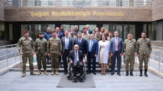 Reabilitasiya kursu keçən müharibə əlilləri ilə növbəti görüş olub  - FOTO