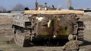 Ermənilər etiraf etdi: “Hərbi texnikalarımız Qarabağdan çıxarılır” 