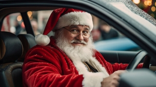 Sərxoş "Şaxta baba" qəza törətdi