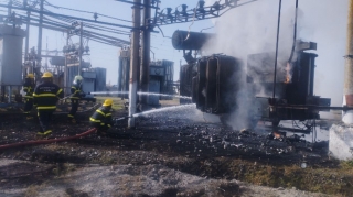 Ucarda yanğından sonra 6 kənd işıqsız qaldı  - FOTO 