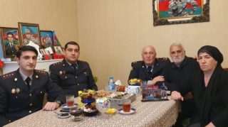 Şuşa polisi şəhid ailələrini ziyarət edib