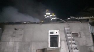 Goranboyda ikimərtəbəli evdə yanğın olub