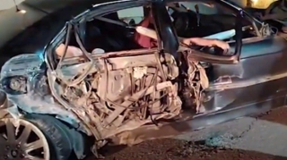 Daha bir “BMW”  hasara çırpıldı - VİDEO