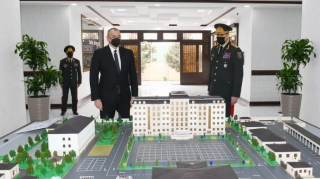 Prezident Daxili Qoşunların yeni hərbi hissəsinin açılışında iştirak edib  - FOTO - YENİLƏNİB - VİDEO