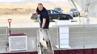 İlham Əliyev Zar kəndinin təməlini qoydu  - FOTO