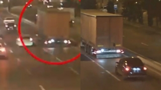 Yük maşını sürücüsü səhv etdi; ağır qəzaya səbəb oldu - ANBAAN VİDEO 
