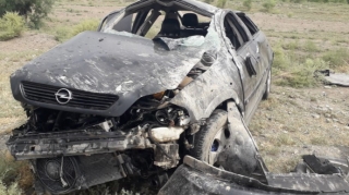 Göygöldə iki avtomobil toqquşub, 3 nəfər xəsarət alıb  - FOTO