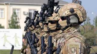 Ehtiyatdan çağırılan hərbi vəzifəlilərlə təlim toplanışı keçirilib - VİDEO 