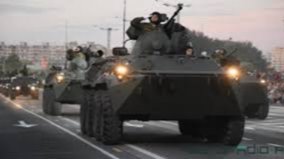 Məşq zamanı 3 "BTR"in toqquşma anı kameraya düşdü - VİDEO 