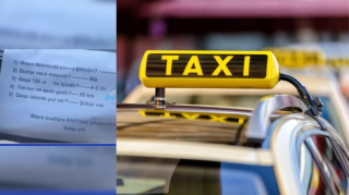 Taksi sürücüsündən sərnişinlərə unikal etiraz: “Əlavə suallara ehtiyac yoxdur” - FOTO 