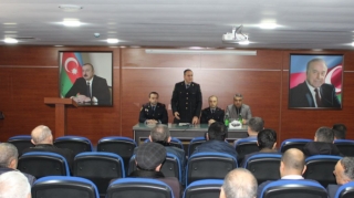 Yol polisi avtovağzalda sürücülərlə görüş keçirdi - FOTOLAR   - VİDEO