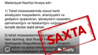 Bu sənəd saxtadır - FOTO 