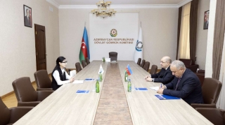Şahin Bağırov ÜGT-nin regional ofisinin yeni rəhbəri ilə görüşüb  - FOTO