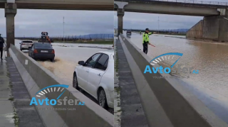 Bakı-Quba yolunda diqqətli olun: Yol polisi iş başındadır - VİDEO 