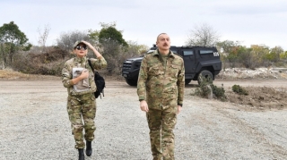 Prezident İlham Əliyev və birinci xanım Mehriban Əliyeva Füzulidə səfərdə olublar