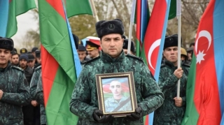 DSX-nın hərbi qulluqçusu dəfn edildi - FOTO 