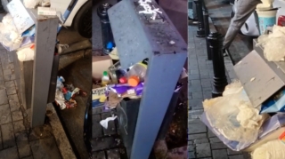 Nəzarətsiz qalan Bakının mərkəzi küçələri zibilliyə çevrildi  - VİDEO