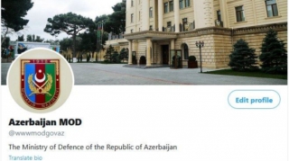Ermənistan tərəfindən Müdafiə Nazirliyinin adına saxta tvitter hesabı açılıb 
