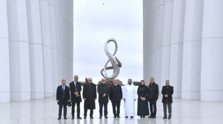 Ərəb Parlamentinin prezidenti Fəxri xiyaban və Zəfər parkında - FOTOLAR 