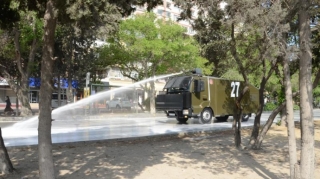 Bakıda 400-dən artıq küçə və prospekt  dezinfeksiya edildi  - FOTO