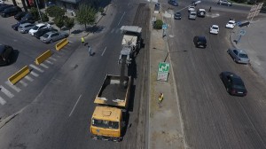 Bakının Nərimanov rayonunda müasir yol infrastrukturu yaradılır - FOTO