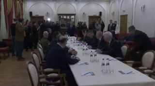 Rusiya-Ukrayna görüşündən ilk görüntülər - Video + Yenilənir 