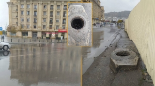 Bakıda lükün qapağı 1 aydır bağlanmır - FOTO - VİDEO 