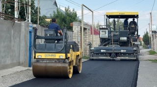 Beyləqanda daha bir küçə asfaltlandı - FOTO