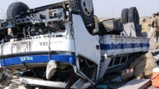 Polis avtomobilinə hücum: 9 nəfər həlak oldu 