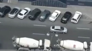 Bakıda yük avtomobilləri qadağan olunan vaxtda şəhərdə hərəkət edirlər - VİDEO 