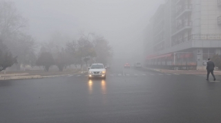 Дорожная полиция Нахчыванской АР обратилась к участникам движения в связи с туманом 