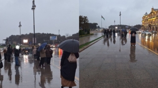 Dayanacaq olmadığı üçün yağışın altında avtobus gözləyirlər - AYNA-dan AÇIQLAMA - FOTO 