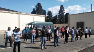 Xaçmaza sərnişin aparan sürücü və 27 sərnişin saxlanıldı