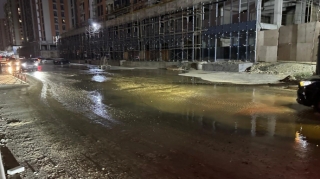 MİDA yaşayış kompleksinin həyətində su xəttində baş verən qəza ARADAN QALDIRILDI 