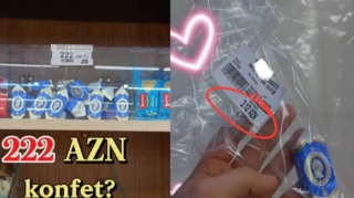 Bakıda kilosu 222 manata satılan konfet müzakirə yaratdı - VİDEO 