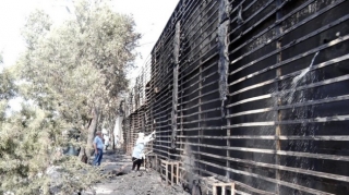 FHN:  "Heydər Əliyev prospektində yanğın 250 kv. m. ərazini əhatə edib"  - FOTO