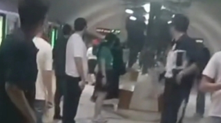 Metronun bu stansiyasında qatarların hərəkəti dayandı - AÇIQLAMA  - FOTO