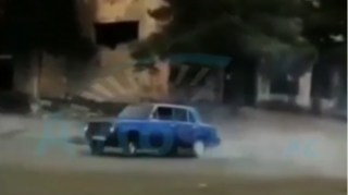 Zaqatalada qəza törədib ölümə səbəb olan sürücünün "avtoş"luq videosu yayıldı   - VİDEO